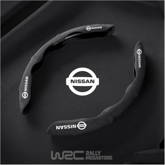 COUVRE VOLANT NOIR POUR VOITURE NISSAN